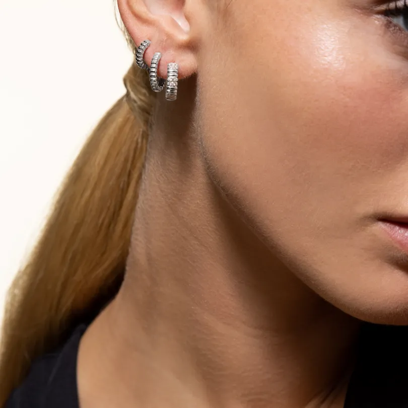 amalfi_creolen__sterlings_4-1.webp XENOX Ohrringe^AMALFI Creolen 925/- Sterlingsilber, rhodiniert