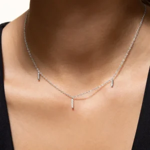 XENOX Halsketten^AMALFI Halskette 925/- Sterlingsilber, rhodiniert