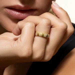 XENOX Ringe^AMALFI Ring 925/- Sterlingsilber, rhodiniert