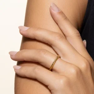 XENOX Ringe^AURA Ring 925/- Sterlingsilber, rhodiniert