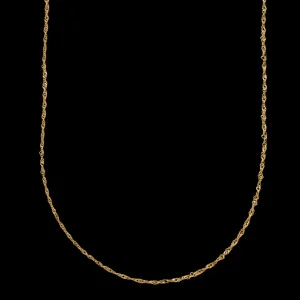 XENOX Halsketten^BASIC Halskette 925/- Sterlingsilber, rhodiniert