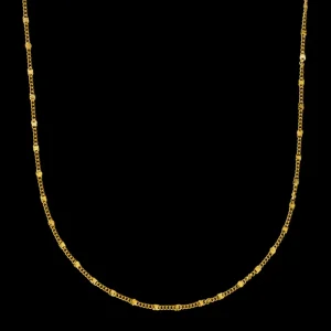 XENOX Halsketten^BASIC Halskette 925/- Sterlingsilber, rhodiniert