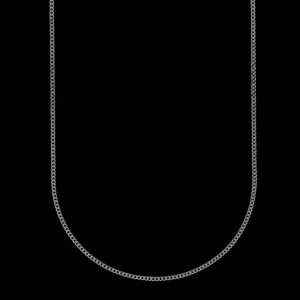 XENOX Halsketten^BASIC Halskette 925/- Sterlingsilber, rhodiniert
