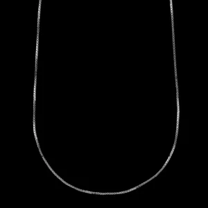 XENOX Halsketten^BASIC Halskette 925/- Sterlingsilber, rhodiniert