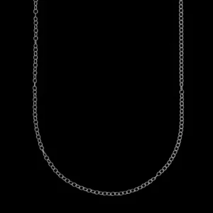 XENOX Halsketten^BASIC Halskette 925/- Sterlingsilber, rhodiniert