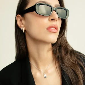 XENOX Halsketten^BEAN Halskette 925/- Sterlingsilber, rhodiniert