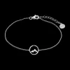 XENOX Armbänder^BERG Armband 925/- Sterlingsilber, rhodiniert silberfarben