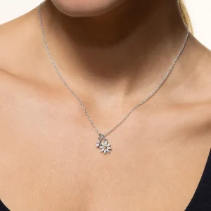 XENOX Charms^BLUME Charm 925/- Sterlingsilber, 18k Vergoldung goldfarben