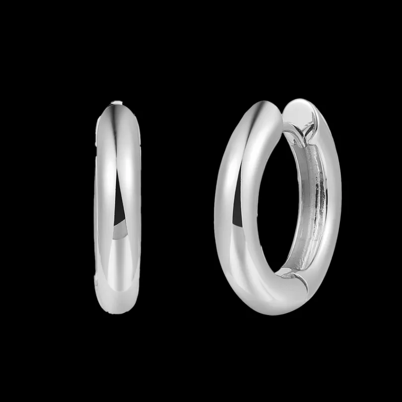 bold__medium_creolen___st_1.webp XENOX Ohrringe^BOLD MEDIUM Creolen 925/- Sterlingsilber, rhodiniert