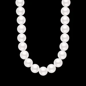 XENOX Halsketten^BOLD PEARL Halskette 925/- Sterlingsilber, rhodiniert silberfarben
