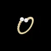 XENOX Ringe^BUBBLE PEARL Ring 925/- Sterlingsilber, rhodiniert
