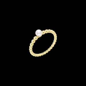 XENOX Ringe^BUBBLE PEARL Ring 925/- Sterlingsilber, rhodiniert