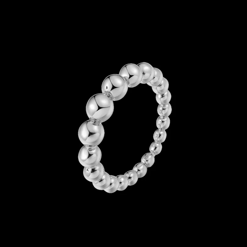 bubble_ring__sterlingsilb_2.webp XENOX Ringe^BUBBLE Ring 925/- Sterlingsilber, rhodiniert