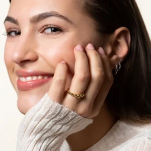 XENOX Ringe^BUBBLE Ring 925/- Sterlingsilber, rhodiniert