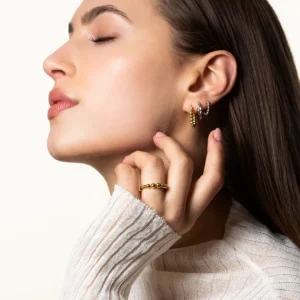 XENOX Ringe^BUBBLE Ring 925/- Sterlingsilber, rhodiniert