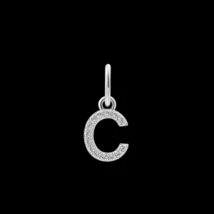 XENOX Charms^C LETTER Charm 925/- Sterlingsilber, 18k Vergoldung