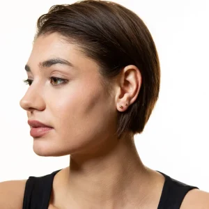 XENOX Ohrringe^DOT Ohrringe 925/- Sterlingsilber, 18k Vergoldung goldfarben