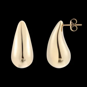 XENOX Ohrringe^DROP Ohrringe aus Edelstahl, silberfarben beschichtet