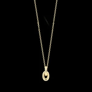 XENOX Halsketten^DUO KNOT Halskette 925/- Sterlingsilber, rhodiniert