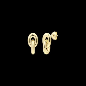 XENOX Ohrringe^DUO KNOT Ohrringe 925/- Sterlingsilber, rhodiniert