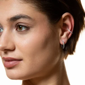 XENOX Earcuffs^EAR CUFF 925/- Sterlingsilber, rhodiniert