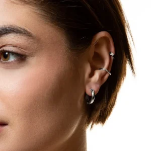 XENOX Earcuffs^EAR CUFF 925/- Sterlingsilber, rhodiniert