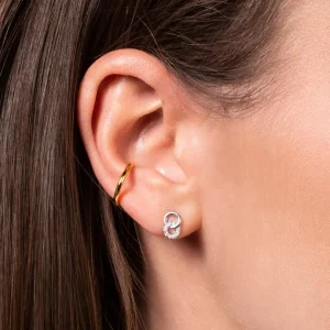 XENOX Earcuffs^EAR CUFF 925/- Sterlingsilber, rhodiniert