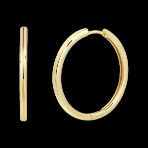 XENOX Ohrringe^ESSENTIAL Creolen 925/- Sterlingsilber, rhodiniert