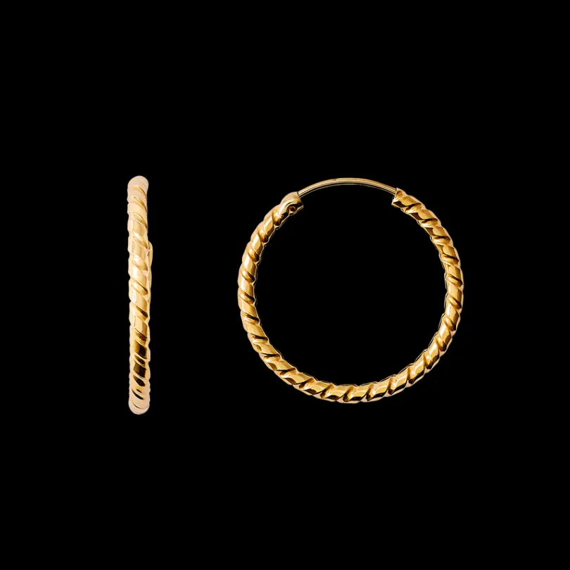 fine_basic_creolen_k_gelb_0-1.webp XENOX Ohrringe^FINE Basic Creolen, 9k Gelbgold goldfarben