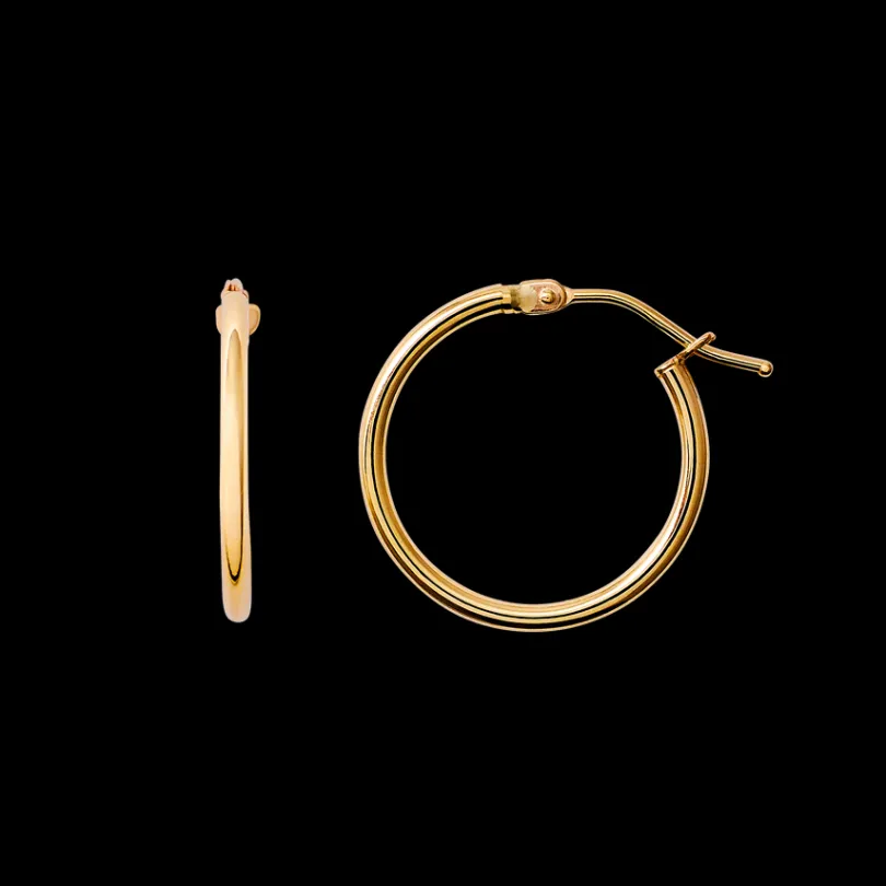 fine_basic_creolen_k_gelb_0-3.webp XENOX Ohrringe^FINE Basic Creolen, 9k Gelbgold goldfarben