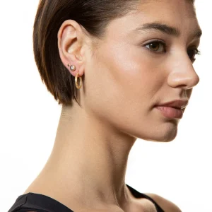 XENOX Echtgold | Ohrringe^FINE Basic Creolen, 14k Gelbgold goldfarben