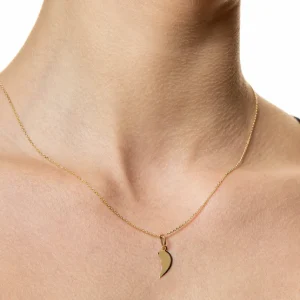 XENOX Echtgold | Halsketten^FINE Basic Halskette, 14k Gelbgold goldfarben