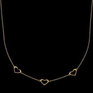 XENOX Halsketten^FINE Halskette, 9k Gelbgold goldfarben