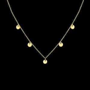 XENOX Halsketten^FINE Halskette, 9k Gelbgold goldfarben