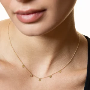 XENOX Echtgold | Halsketten^FINE Halskette, 14k Gelbgold goldfarben