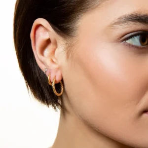 XENOX Echtgold | Ohrringe^FINE Ohrringe, 14k Gelbgold goldfarben