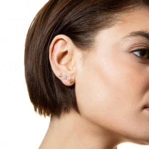 XENOX Echtgold | Ohrringe^FINE Ohrringe, 14k Gelbgold goldfarben