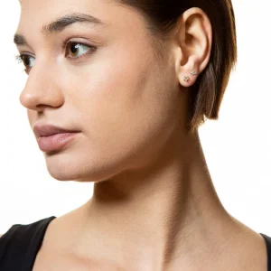 XENOX Ohrringe^FINE Ohrringe, 9k Gelbgold goldfarben