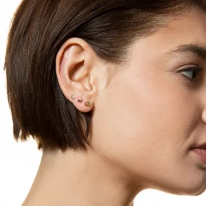 XENOX Ohrringe^FINE Ohrringe, 9k Gelbgold goldfarben