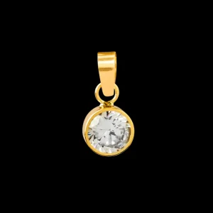 XENOX Echtgold^FINE Zarge Anhänger, 14k Gelbgold goldfarben