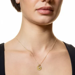 XENOX Echtgold^FINE Zarge Anhänger, 14k Gelbgold goldfarben