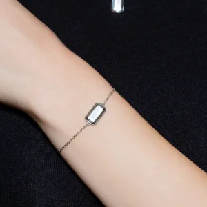 XENOX Armbänder^FRAMED Armband 925/- Sterlingsilber, rhodiniert