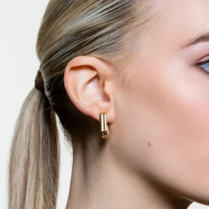 XENOX Ohrringe^FRAMED Ohrringe 925/- Sterlingsilber, 18k Vergoldung