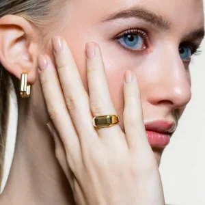 XENOX Ringe^FRAMED Ring 925/- Sterlingsilber, rhodiniert