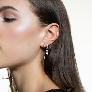 XENOX Ohrringe^GLANCE Ohrringe 925/- Sterlingsilber, rhodiniert