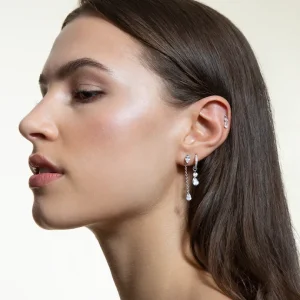 XENOX Piercings^GLANCE Piercing 925/- Sterlingsilber, rhodiniert