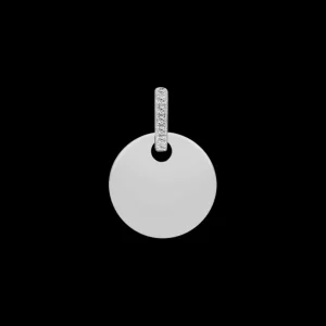 XENOX Charms^GRAVUR Charm 925/- Sterlingsilber, rhodiniert