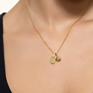 XENOX Charms^GRAVUR Charm 925/- Sterlingsilber, rhodiniert