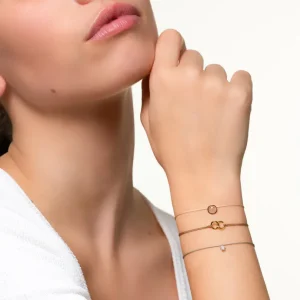 XENOX Armbänder^HAPPY Armband 925/- Sterlingsilber, rhodiniert