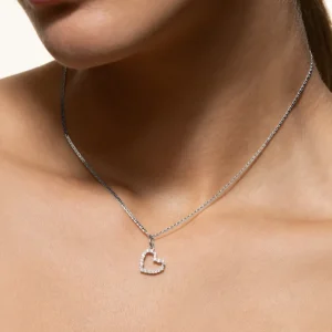 XENOX Charms^HERZ Charm 925/- Sterlingsilber, rhodiniert